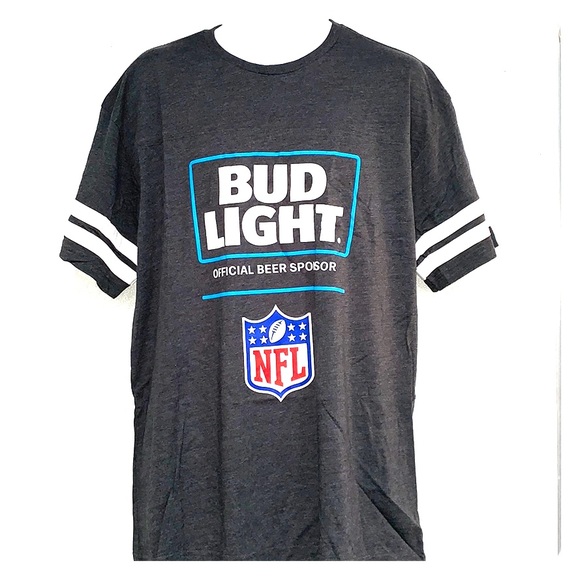 Bud Light NFL T-Shirt, L or XL - Picture 1 of 3